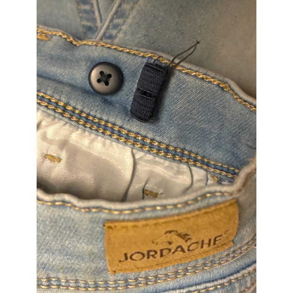 Jordache Girl's Size 10 Light Blue Stretchy Skinny Jeans Adjustable Waist EUC - Picture 14 of 15